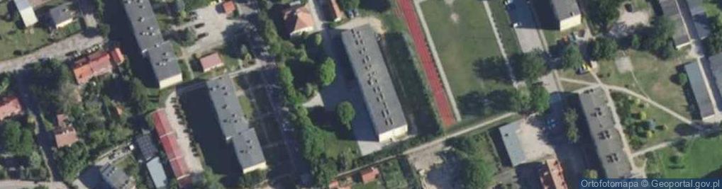 Zdjęcie satelitarne Powiatowy Dom Dziecka w Reszlu