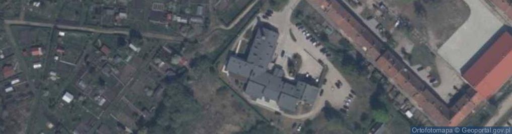 Zdjęcie satelitarne Powiatowy Dom Samopomocy w Węgorzewie