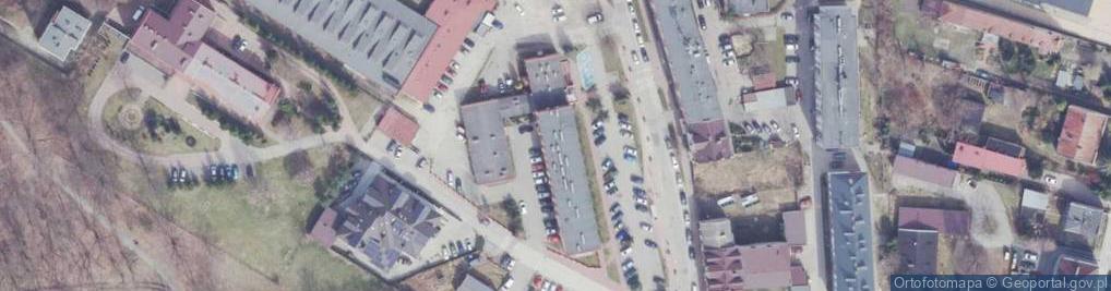 Zdjęcie satelitarne Powiatowy Inspektorat Nadzoru Budowlanego w Ostrowcu św