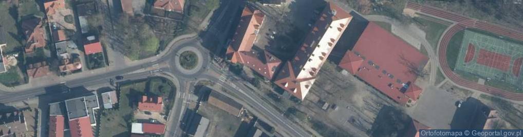 Zdjęcie satelitarne Powiatowy Ośrodek Wsparcia w Rzepinie