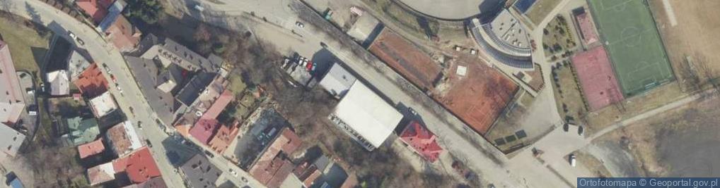 Zdjęcie satelitarne Powiatowy Szkolny Związek Sportowy w Krośnie
