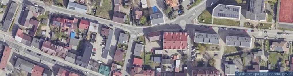 Zdjęcie satelitarne Powiatowy Szkolny Związek Sportowy w Wieruszowie