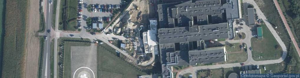 Zdjęcie satelitarne Powiatowy Zakład Aktywności Zawodowej w Łęcznej