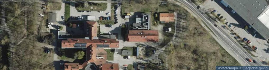 Zdjęcie satelitarne Powiatowy Zespół Opieki Zdrowotnej w Ostródzie