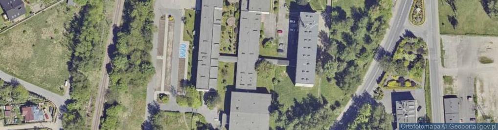 Zdjęcie satelitarne Powiatowy Zespół Szkół w Lędzinach