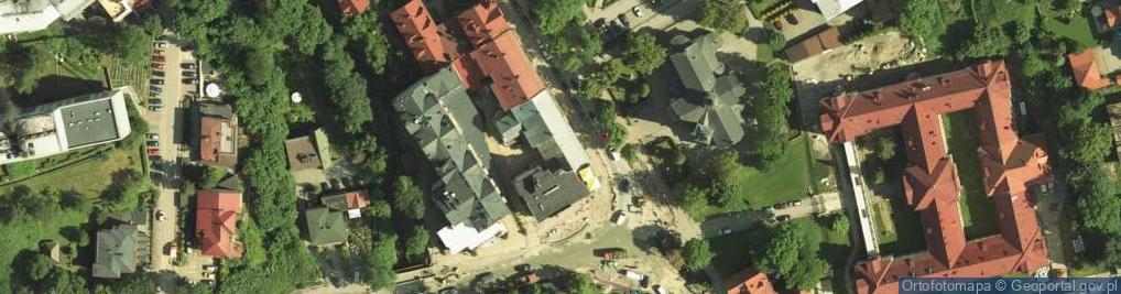 Zdjęcie satelitarne Powszechna Spółdzielnia Spożywców w Krynicy Zdroju