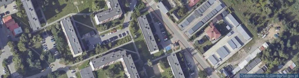 Zdjęcie satelitarne Pozaszkolne Formy Edukacji Artystycznej