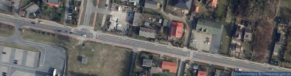 Zdjęcie satelitarne PPHU Żanet Hurt Detal Export Import