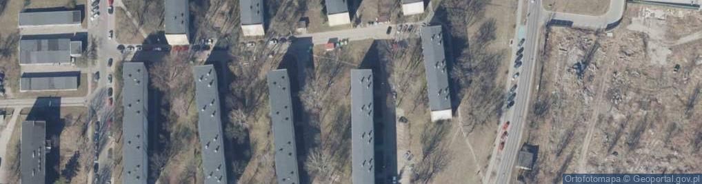 Zdjęcie satelitarne Pracowita Pszczółka Serwis Sprzątający