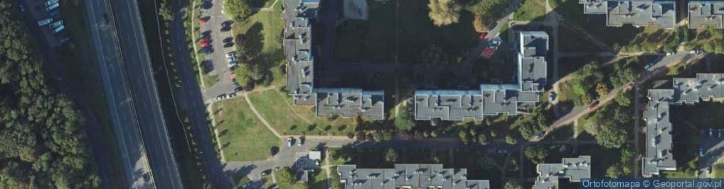 Zdjęcie satelitarne Pracownia Architektury Krajobrazu Aleksandra Sikora