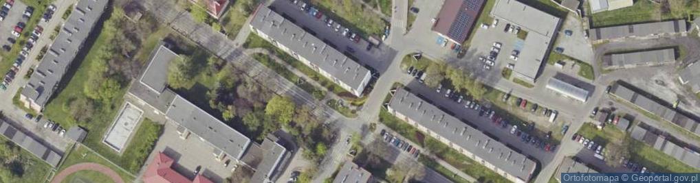 Zdjęcie satelitarne Pracownia Architektury Krajobrazu Heuchera Magdalena Żurawka