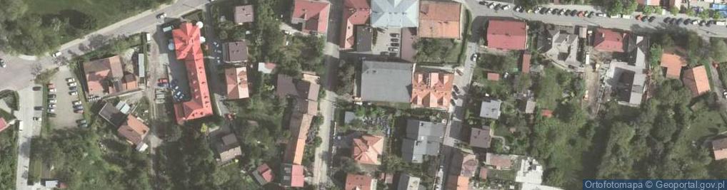 Zdjęcie satelitarne Pracownia Architektury Krajobrazu Olga Myślak Grubecka