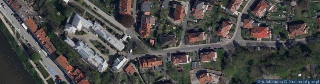 Zdjęcie satelitarne Pracownia Architektury Wnętrz Lidia Wachowicz Wiktor, Zgorzelec