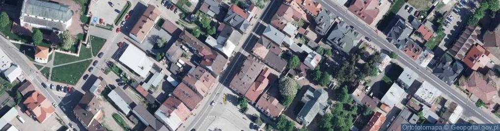 Zdjęcie satelitarne Pracownia Krawiecka Aldona Muszyńska ul.Lubelska 13 Międzyrzec Podl.