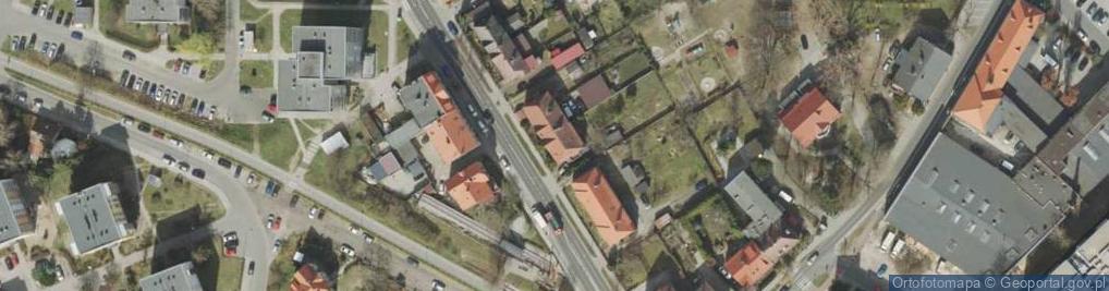 Zdjęcie satelitarne Pracownia Projektowa Budownictwa Ogólnego
