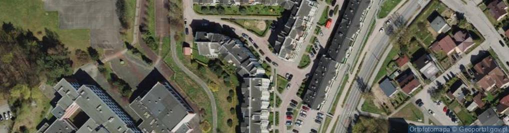 Zdjęcie satelitarne Pracownia Projektowa Domino Danuta Dębowska