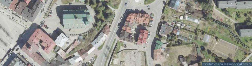 Zdjęcie satelitarne Pracownia Projektowa FORMAT sc Dorota Fiega, Leszek Hynda