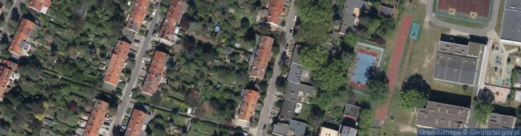 Zdjęcie satelitarne Pracownia Projektowania Archtektonicznego Dobrowolska Maria