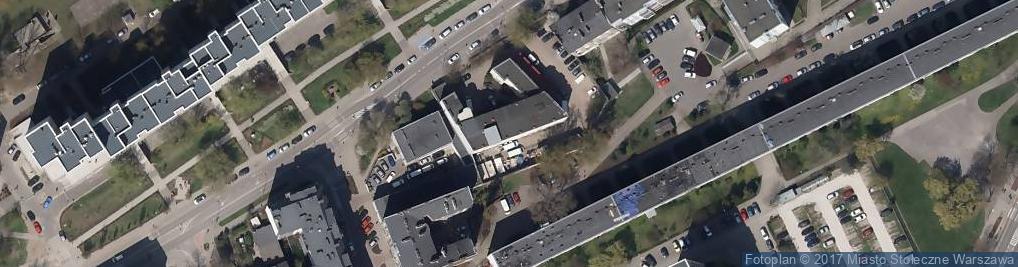 Zdjęcie satelitarne Pracownia Rewaloryzacji Archtektury Nowy Zamek