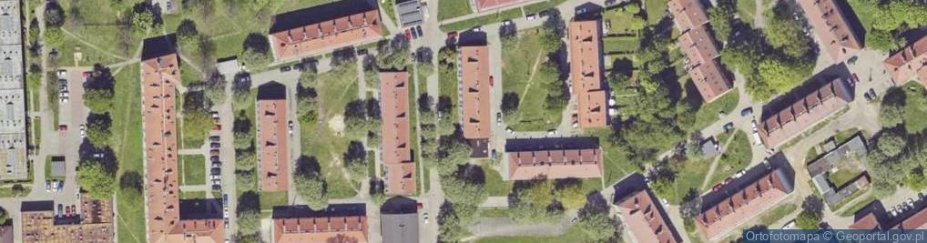 Zdjęcie satelitarne Pracownia Wyrobów Dekoracyjnych Azalia