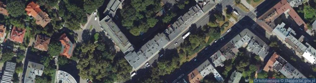 Zdjęcie satelitarne Pracownie Architektury i Konserwacji Zabytków sp. z o.o. sp.k.