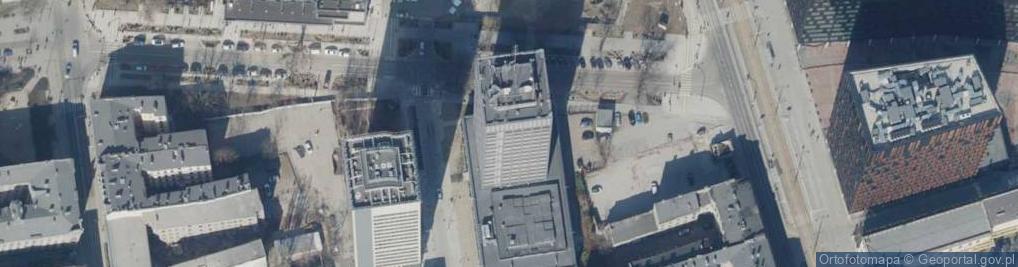Zdjęcie satelitarne Pracownie Konserwacji Zabytków BHZ w Łodzi