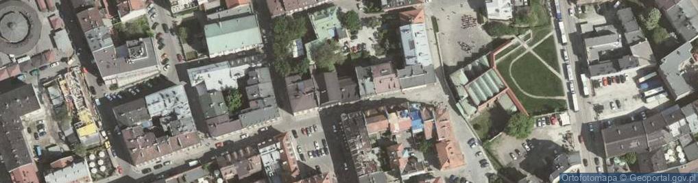 Zdjęcie satelitarne Pracownie Konserwacji Zabytków w Krakowie