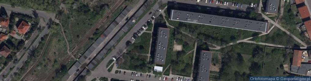 Zdjęcie satelitarne Prakt.Lekars., Begar, Legnica