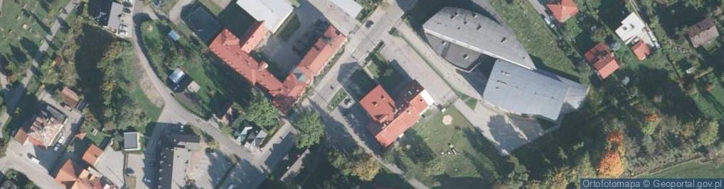 Zdjęcie satelitarne Praktyka Grupowa Lekarzy Podstawowej Opieki Zdrowotnej Witold Kurowski Roman Matonog