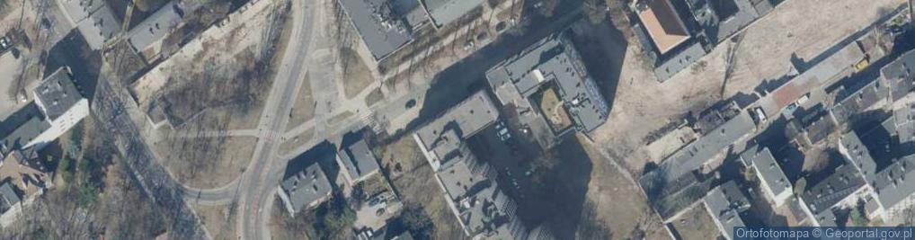 Zdjęcie satelitarne Praktyka Lekarska - Monika Kierstan, Dermoklinika - Centrum Medyczne M.Kierstan, J.Narbutt, A.Leśniak