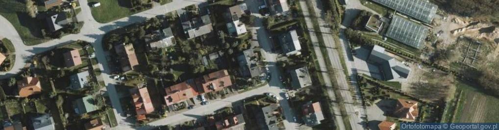 Zdjęcie satelitarne Praktyka Pielęgniarska Hanna Leśniewska Urban