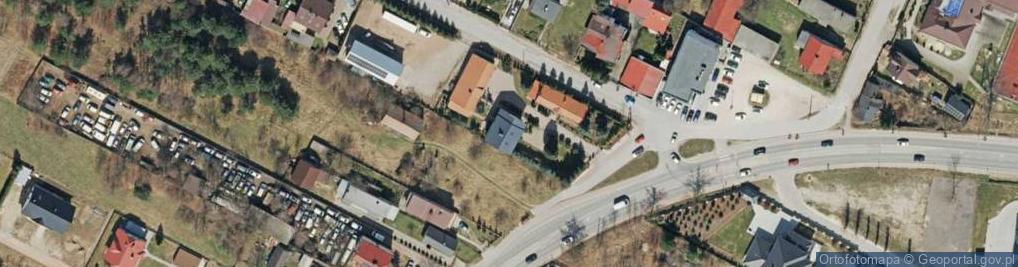 Zdjęcie satelitarne Produkcja- Handel- Usługi Kazimierz Jaros