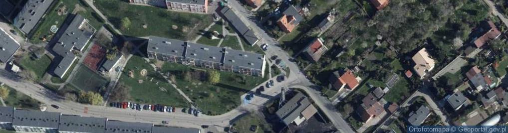 Zdjęcie satelitarne Produkcja i Montaż Kominków Pięciak Leszek