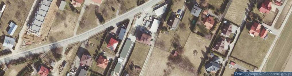 Zdjęcie satelitarne Produkcja Materiałów Budowlanych Janusz Uryniak