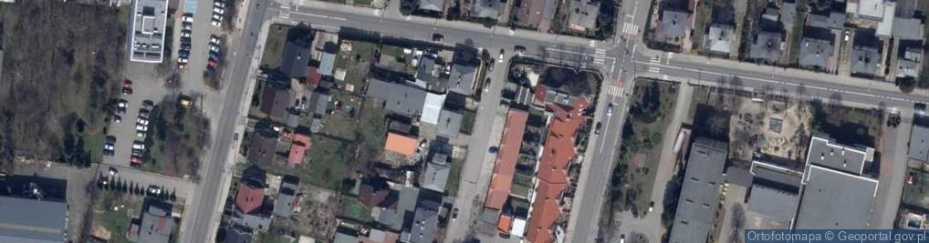 Zdjęcie satelitarne Produkcja Roślin Wieloletnich Bylin Krzysztof Boroński