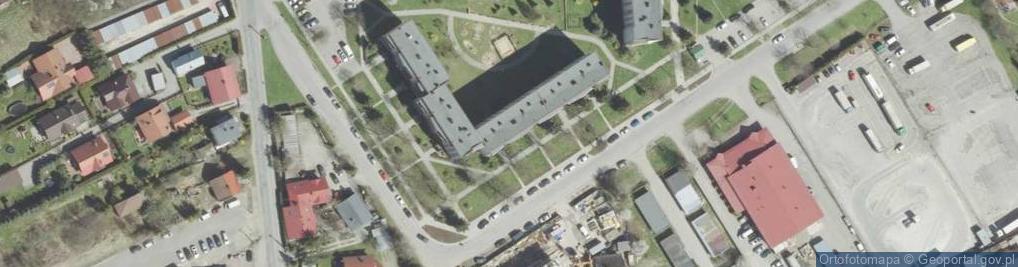 Zdjęcie satelitarne Produkcja Waty Cukrowej Leśniak Halina