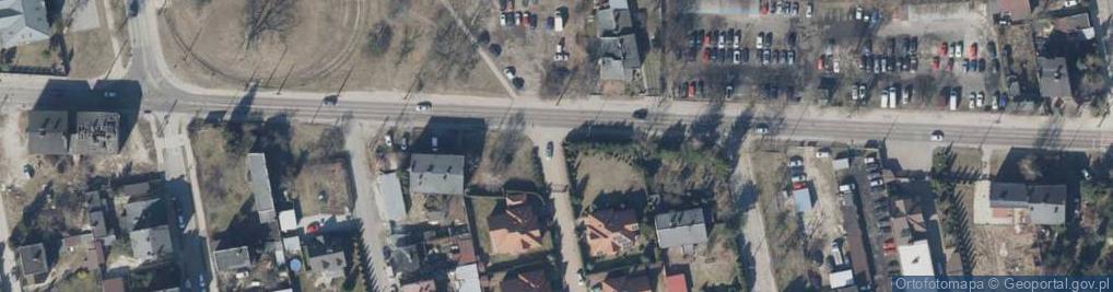 Zdjęcie satelitarne Prof DR Hab Andrzej Lewiński Indywidualna Specjalistyczna Praktyka Lekarska Endokrynologia i Choroby Wewnętrzne