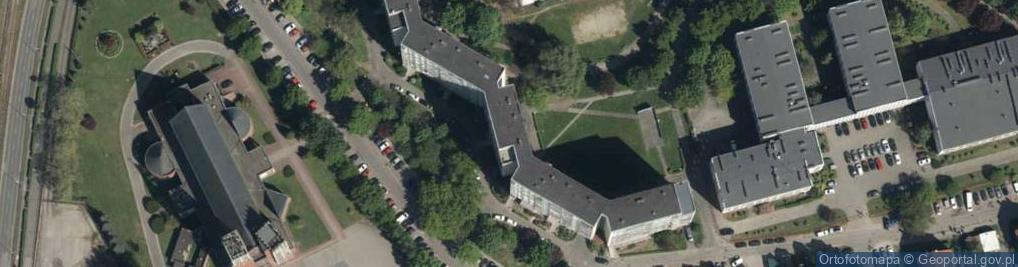 Zdjęcie satelitarne Projektowanie Architektoniczno-Budowlane Sikora Jerzy