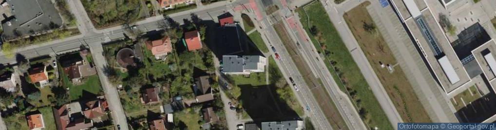 Zdjęcie satelitarne Projektowanie Budowlane 80 308 Gdańsk ul Wita Stwosza 48 46