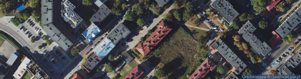 Zdjęcie satelitarne Projektowanie Budownictwa Bałasz Michał Białystok
