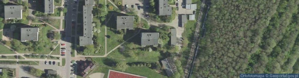 Zdjęcie satelitarne Projektowanie Budownictwa Klimaszewska Halina