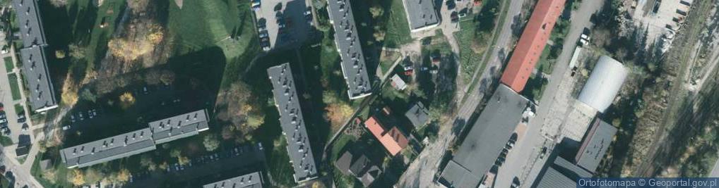 Zdjęcie satelitarne Projektowanie i Nadzór Budów Larysz Martyńska Jadwiga Martyński Józef
