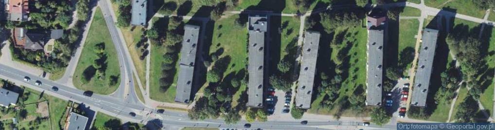 Zdjęcie satelitarne Projektowanie i Nadzór Robót Drogowych Januszewski Marek Wacław