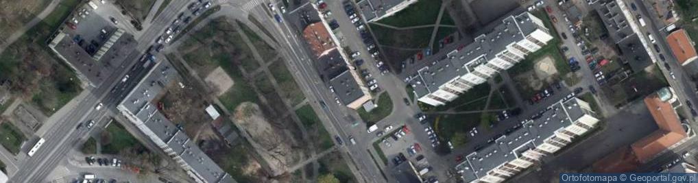 Zdjęcie satelitarne Projektowanie i Nadzór w Budownictwie Warzecha Stefan