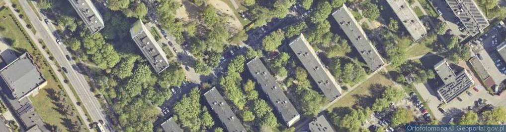 Zdjęcie satelitarne Projektowanie i Nadzory Budowlane Inż