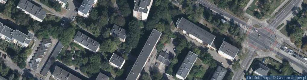 Zdjęcie satelitarne Projektowanie i Nadzory Budowlane MGR Inż T Włodarczyk