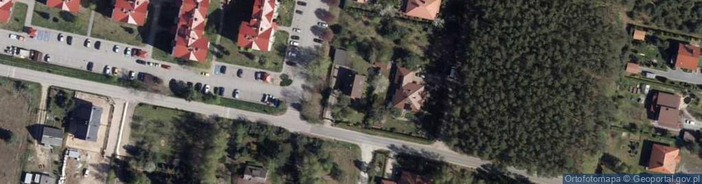 Zdjęcie satelitarne Projektowanie i Nadzory Budowlane Michał Solarczyk