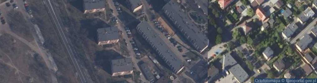 Zdjęcie satelitarne Projektowanie i Nadzory Budowlane Stradomski Henryk