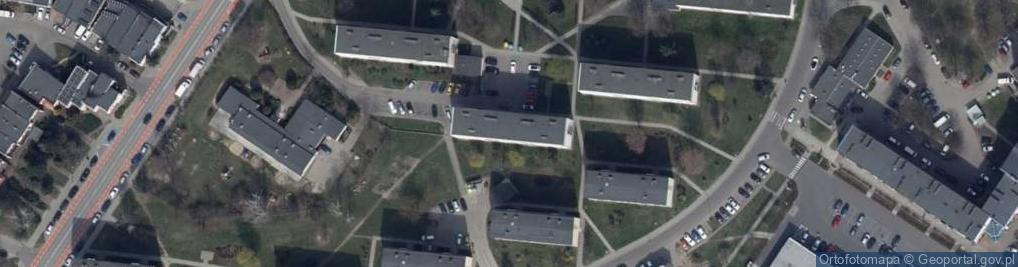 Zdjęcie satelitarne Projektowanie i Nadzory Budowlane