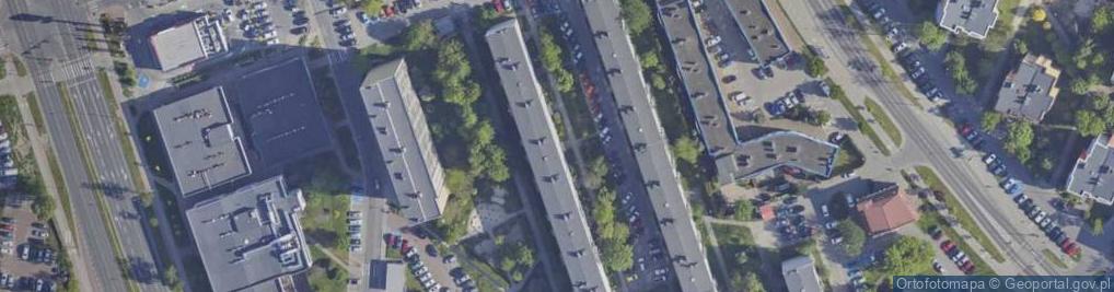 Zdjęcie satelitarne Projektowanie Instal Wew i Sieci Zewnętrznych Sanitarnych